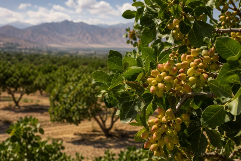برنامهٔ تغذیهٔ پسته؛ از خواب زمستانی تا رسیدن میوه
