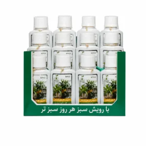 کود مایع NPKS رویش سبز – ۱۲۰ میلی‌لیتر ۱۲ عددی